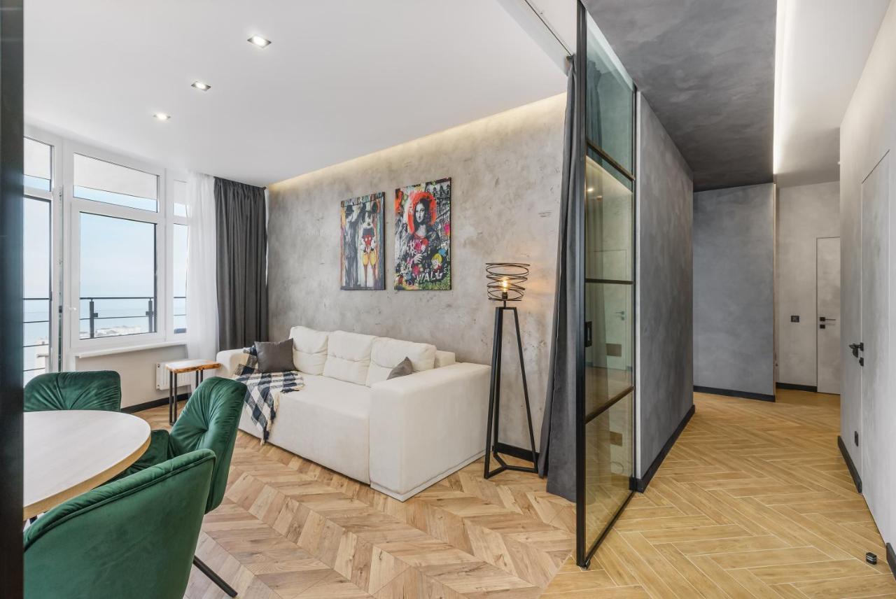 Pearl 45 Fantastic Design Sea View Apartment أوديسا المظهر الخارجي الصورة